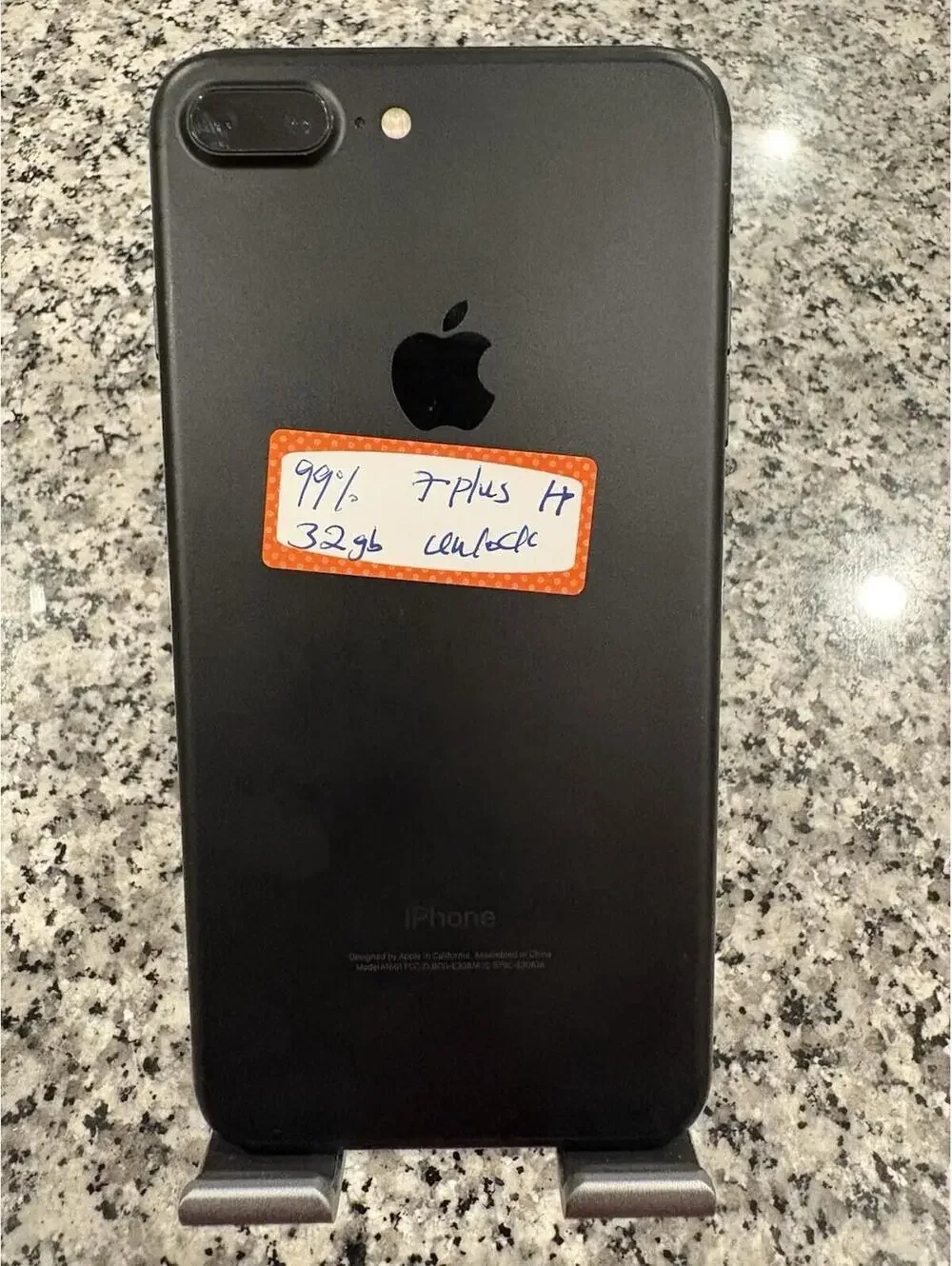 Apple iPhone 7 Plus - 32 GB - Black(Unlocked) Battery Health 99% H
